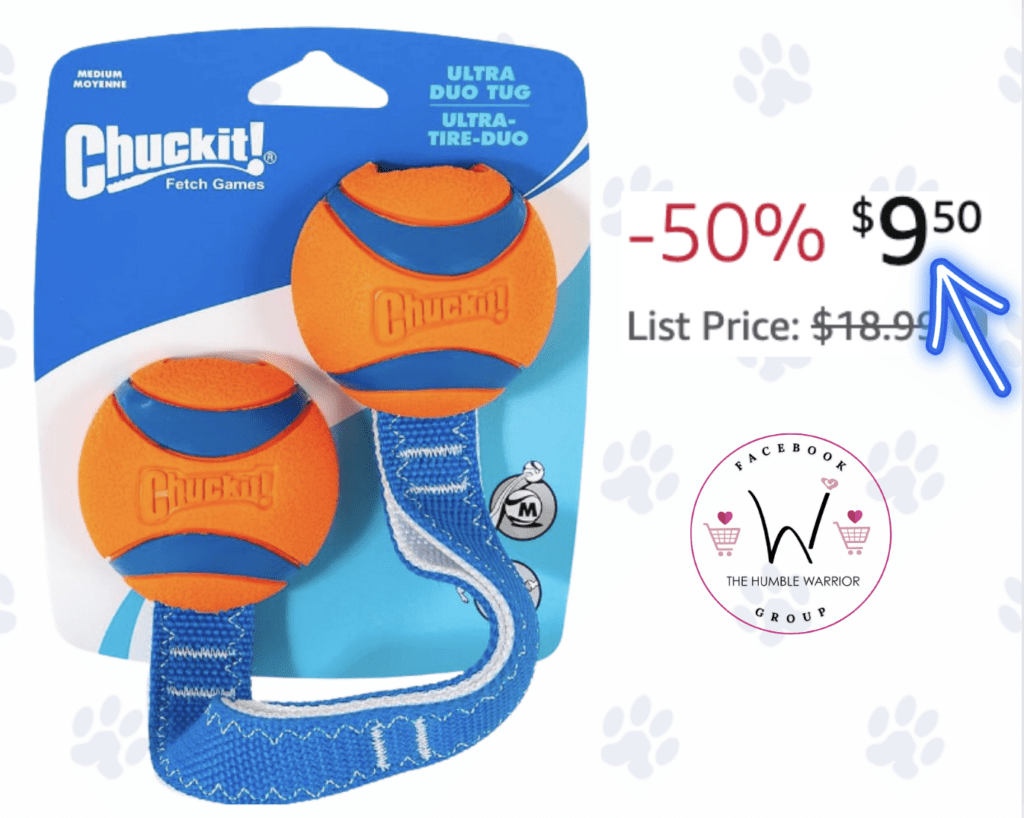 Chuckit Ultra Duo Tug Dog Toy!